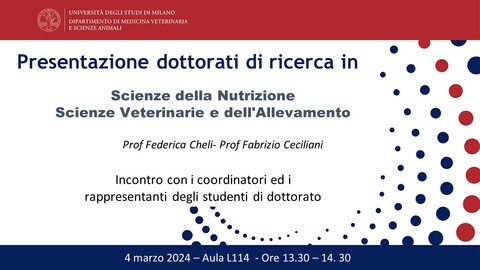 Presentazione dottorati di ricerca