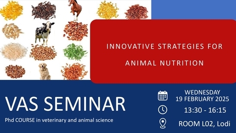 VAS Seminar: Innovative strategies for animal nutrition