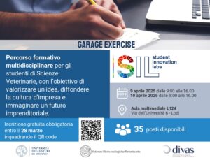 Garage Exercise – sviluppo imprenditoriale  e trasferimento tecnologico